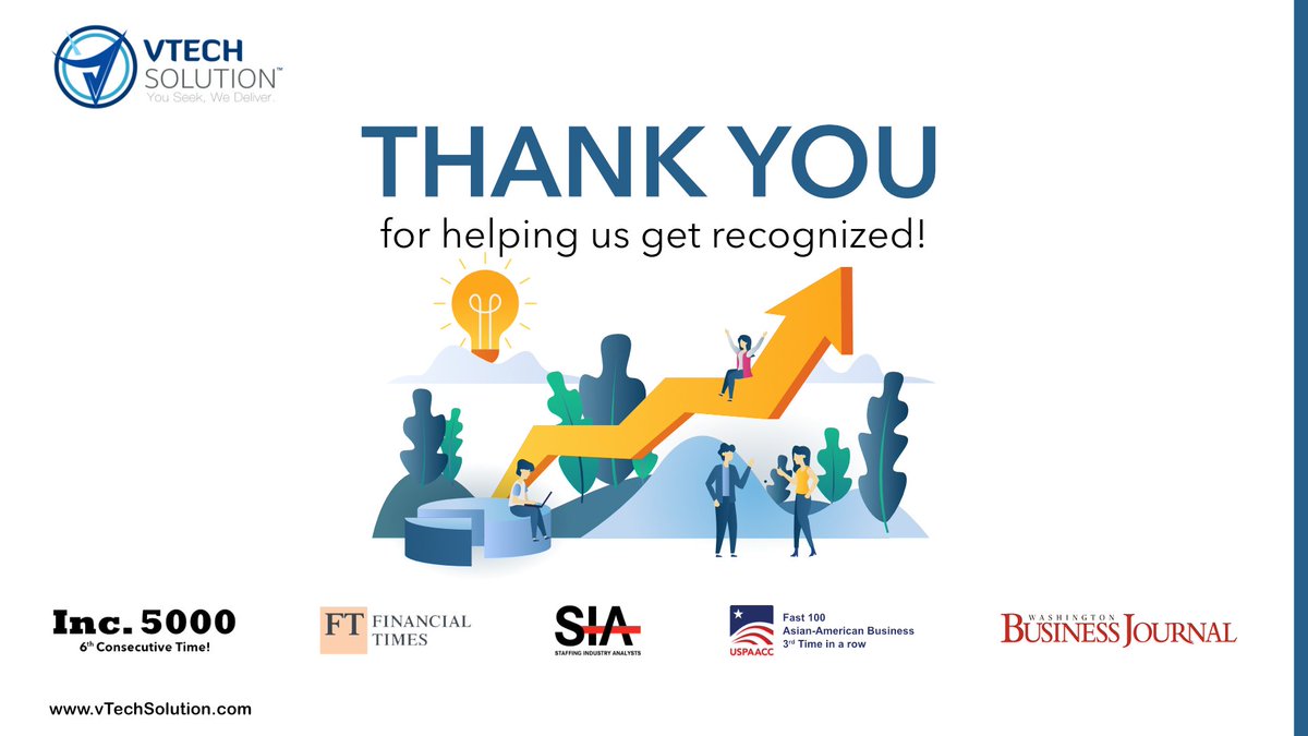 vTechSolusnInc's tweet photo. We at vTech Solution, Inc. would like to express gratitude for your support and belief in us throughout these tough times and a challenging year. Thank You!
Link:>> https://t.co/0pyrC3SiRS
#youseekwedeliver #vTech2TheNextLevel #gratitude #support #believe #together #thankyou https://t.co/1A1XDB33UR