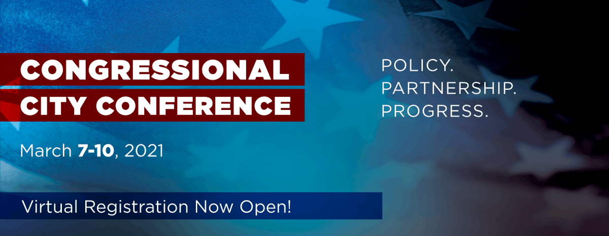leagueofcities's tweet photo. Did you hear? You can register for our 2021 Congression City Conference (CCC) virtually! This is your opportunity to take part in an immersive and unparalleled program that helps local leaders learn best practices for your communities' needs. https://t.co/iCm4EjHAQk #NLCCC https://t.co/xzlSKsQOYi