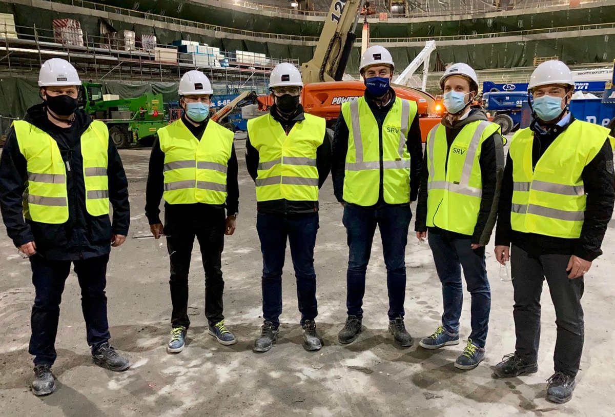 UROSLtd's tweet photo. Last week we got to host @smliiga at the @uros_live site in #Tampere. Just like us, they are excited about the vast opportunities that the #uroslive arena will enable through its ecosystem, unlocking new type of synergy and value for all stakeholders. Great things ahead! https://t.co/qUOecySvVB