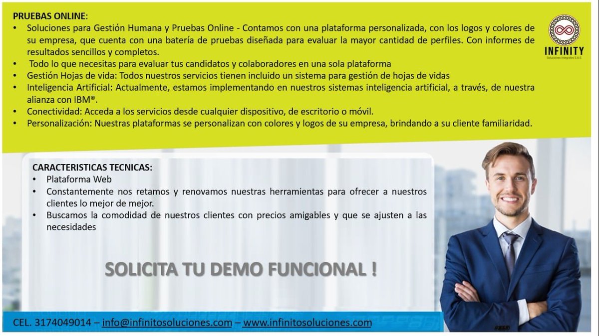 InfinitySas's tweet photo. #PruebasOnline
#SelecciondePersonal https://t.co/PO7aeD79XO