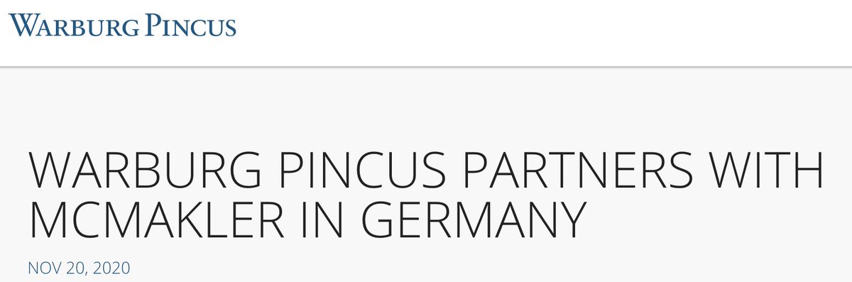 Congrats to @McMaklerDE = <a href="/warburgpincus/">Warburg Pincus LLC</a> investment: Welcome on board!