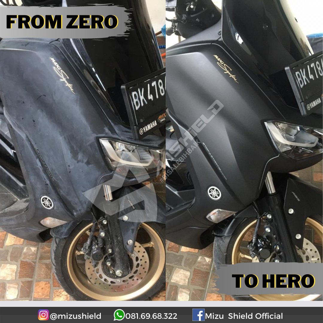 Ranking 1 merestorasi kendaraan kusam jadi seperti baru lagi. Instagram @mizushield Solusi perawatan kendaraan