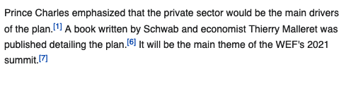 In their words, The Great Reset is a plan to "rebuild the economy sustainably following the COVID-19 Pandemic" by imposing heavy burdens on businesses and "directing the market to fairer results.""Private sector would be the main driver," "will only happen if people want it."