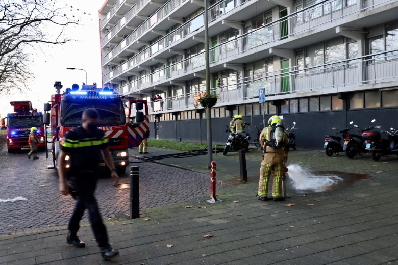 Keukenbrand aan het Sparrendal..