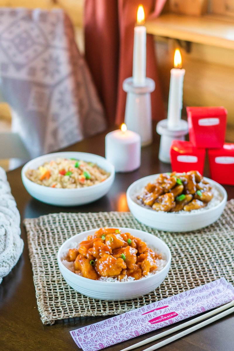 A cozy night in with <a href="/EatInnovAsian/">InnovAsian Cuisine</a>! For those cold nights when we don’t feel like leaving the cabin (or get snowed in 😬), I like to have a few of these freezer meals on hand!