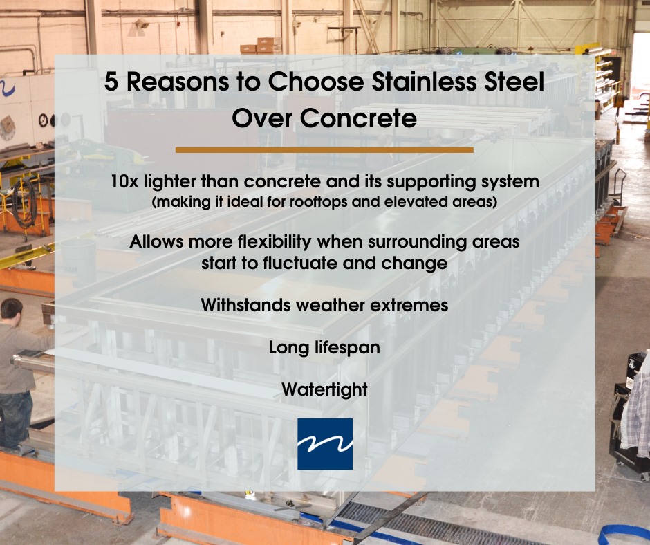wrightfieldpool's tweet photo. Why you should say yes to stainless steel & no to concrete.
We are proud to be the UK distributer for @natarepools who are one of the worldwide experts in stainless steel pools #stainlesssteelpools #leisurecentrepools #rooftoppools #hotelpools #therapypools #elevatedpool https://t.co/Vd2xaHZ8qR
