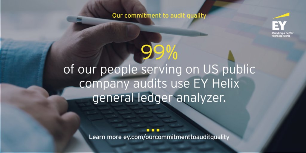 EY_US's tweet photo. The data-first approach is transforming the way we #audit. We are proud of the way our teams are tapping into the power of advanced technology to improve audit quality. Learn more: https://t.co/i2dVHAsNdn https://t.co/RtPFS1FGuE