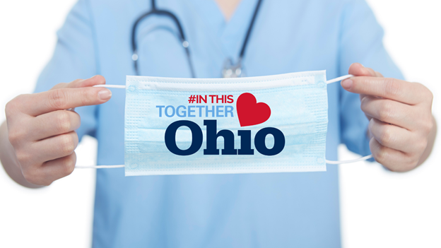 Ohio’s #healthcare providers are heroes working tirelessly to save lives. They need your help. Take steps to #SlowTheSpread and reduce the stress on our #healthcare system &amp; staff:

➡Wear a mask
➡Avoid gatherings 
➡Wash your hands
➡Practice social distancing