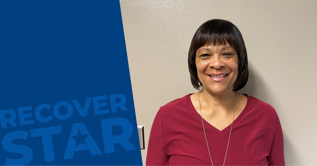Recover_Health's tweet photo. Mary has been with the Sioux Falls team for 2 months now. Our team appreciates her relentless optimism and kind heart. She is truly the embodiment of ICARE and so excited to learn and develop as a team coordinator. Thanks for all your hard work Mary! #RecoverStar https://t.co/zvfS8TPnma