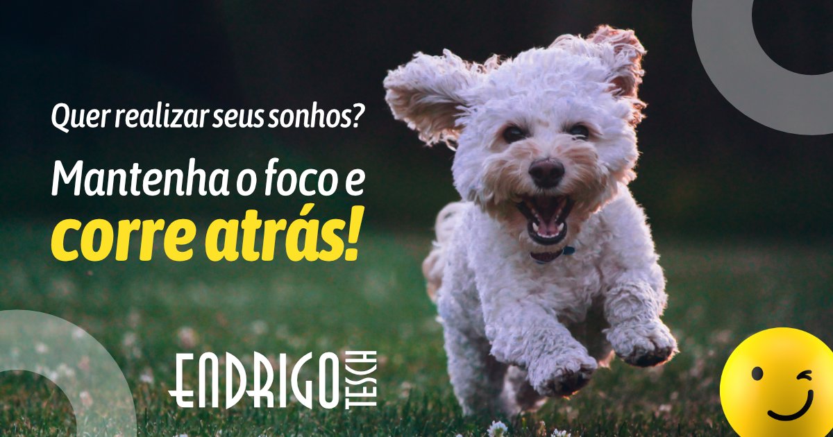 euendrigo's tweet photo. Minha semana tá daquele jeito - com gás total!
E o meu recadinho pra você hoje é esse - corre atrás de de seus sonhos sem medo!
E se no trajeto para a conquista precisar de uma ajuda profissional, fala comigo, tá bom? 👊💪🚀😍
#comunicaçãocriativa #designgráfico #divulgaquevende https://t.co/KrgmHtzi9a