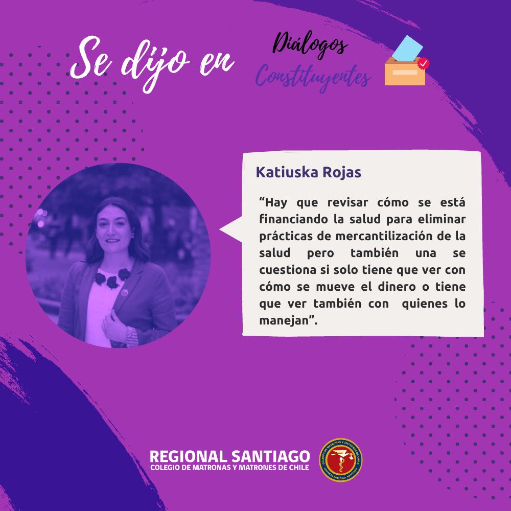 MatronasStgo's tweet photo. Nuestro sistema de salud necesita de una cirugía mayor. Una reforma de estas características pasa por un tema de presupuesto o de cómo se administran los recursos? Acá las opiniones de Nelly Baeza médica salubrista, David Debrott economista y nuestra presidenta Katiuska Rojas https://t.co/MfoTGq24To