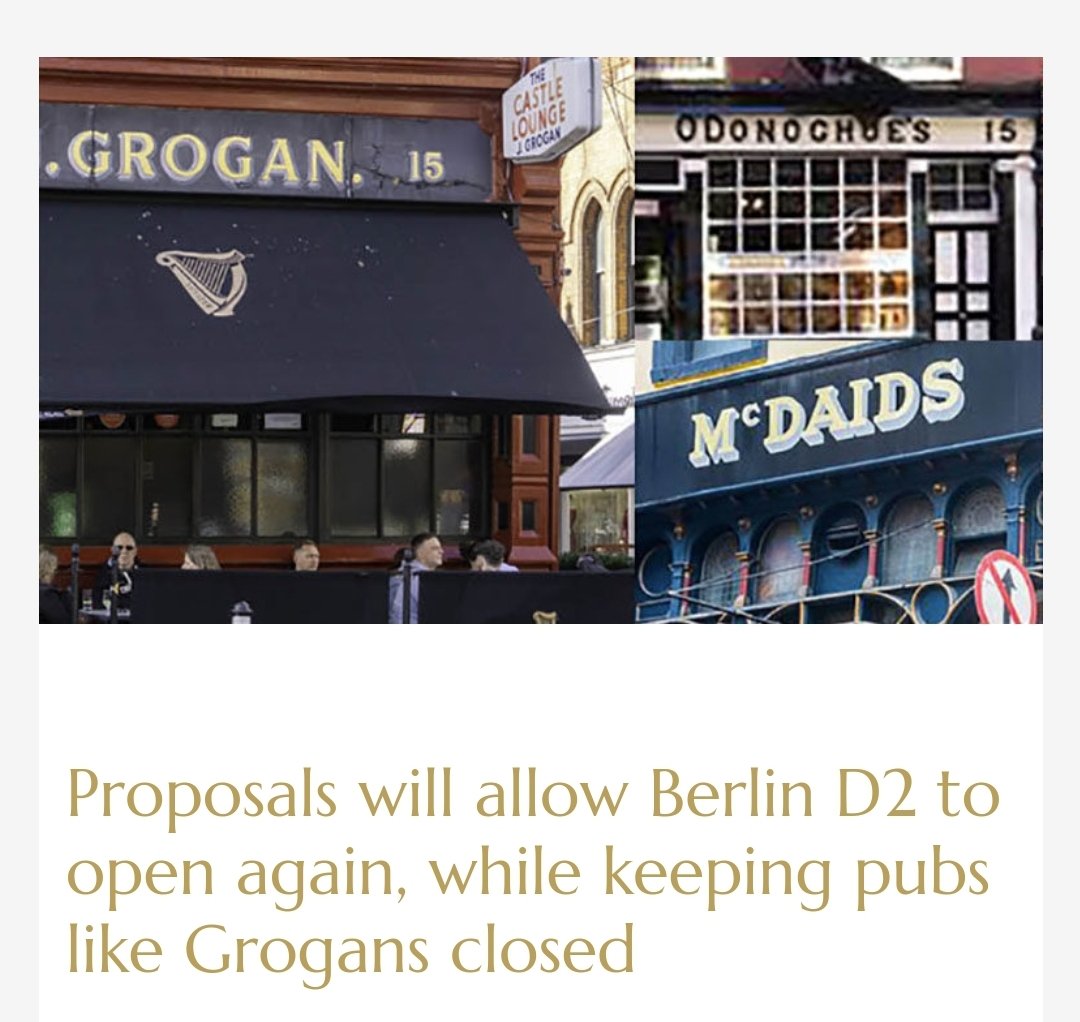 It would make your blood boil. Bear in mind that by keeping traditional pubs (wet) closed, the govt are saying we don't trust these pubs OR their customers ! A disgraceful approach to the problem