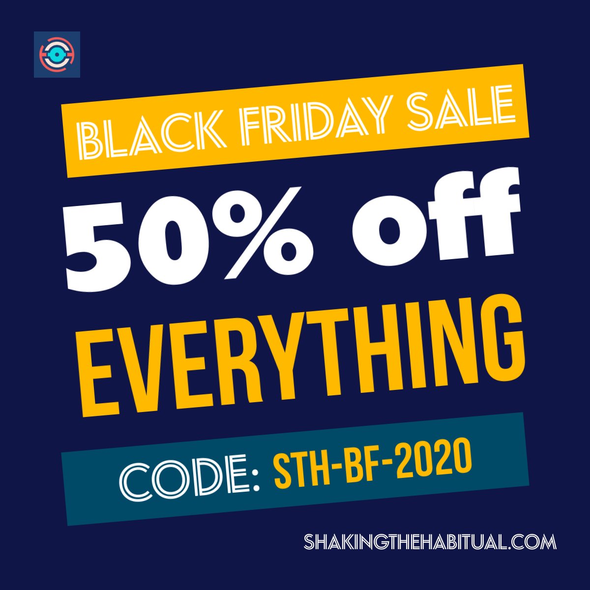 habitualshaker's tweet photo. The Shaking the Habitual Black Friday sale is now on! 

Get 50% OFF OF EVERYTHING!!

Great deals to be had on all of our stacks, project files and courses.

https://t.co/7c7QnWCO4U

#RapidWeaver #stacks https://t.co/yq5hy1SWhF