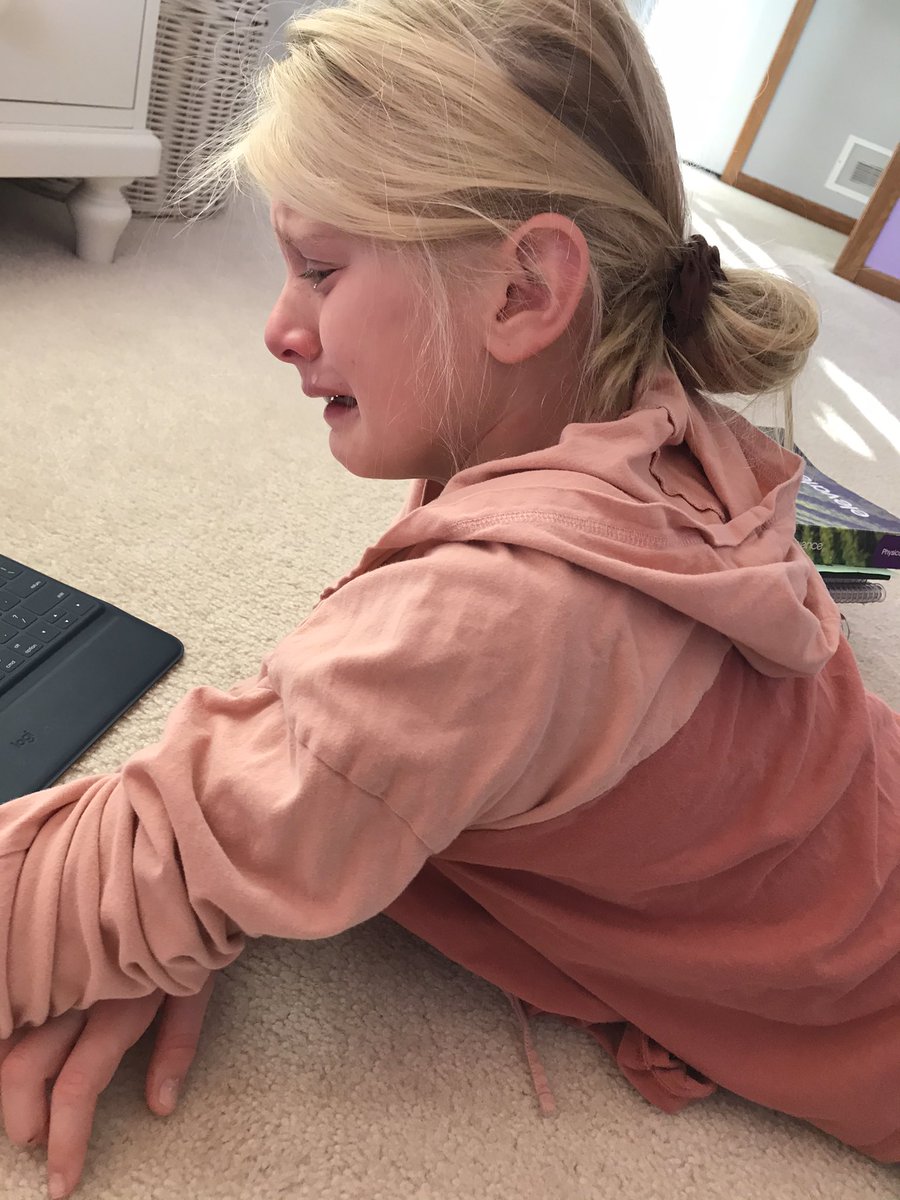 RealAliGabriel's tweet photo. This is distance learning. My kids are suffering. My family is suffering. My heart is completely broken. This is not sustainable. Don’t you dare comment that, “your kids are doing great” or “we all need to sacrifice to keep people safe” because YOU don’t know MY circumstances. 💔 https://t.co/xeJnF6RyYf