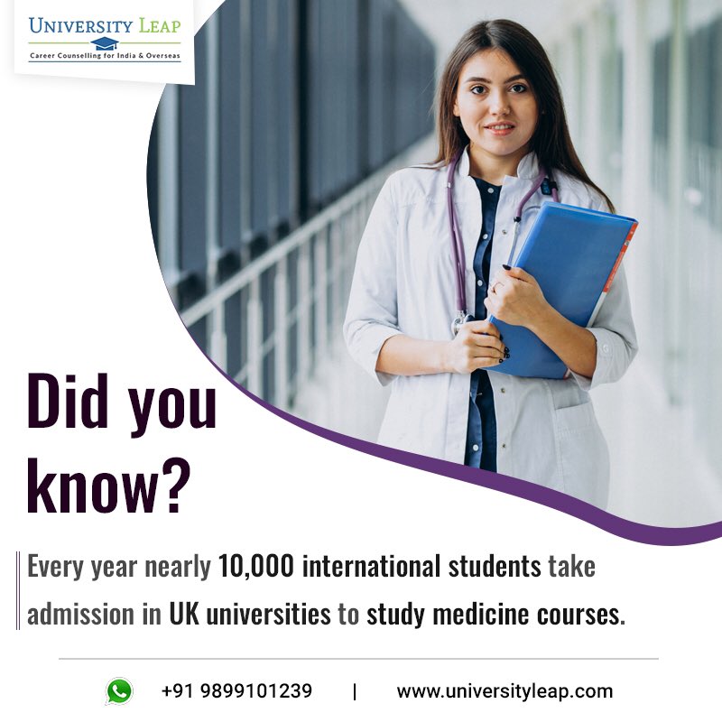 Universityleap's tweet photo. Prestigious universities in the UK admit nearly 10,000 international students in medicine courses yearly.
#MedicalCareer #MedicalPrograms #MedicineStudent #MedicalStudent #UK #StudyinUK #UnitedKingdom #StudyinUnitedKingdom #StudyAbroadConsultancy #UniversityofOxford https://t.co/2o95Ptv1QR