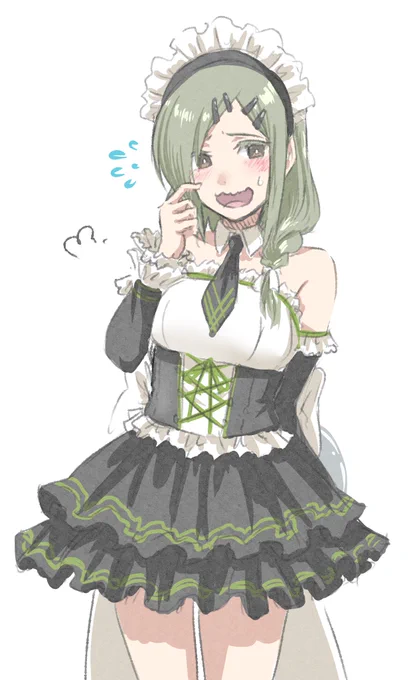 月紫「普段着ない衣装だから流石に恥ずかしいね〜。」 