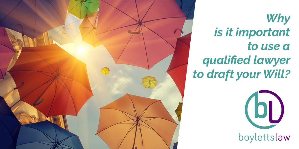BoylettsLegal's tweet photo. Why is it important to use a qualified lawyer to draft your Will? https://t.co/Oi820ylM31
#MakeAWill #EstatePlanning #MondayMotivation https://t.co/oyhkPLR8FP