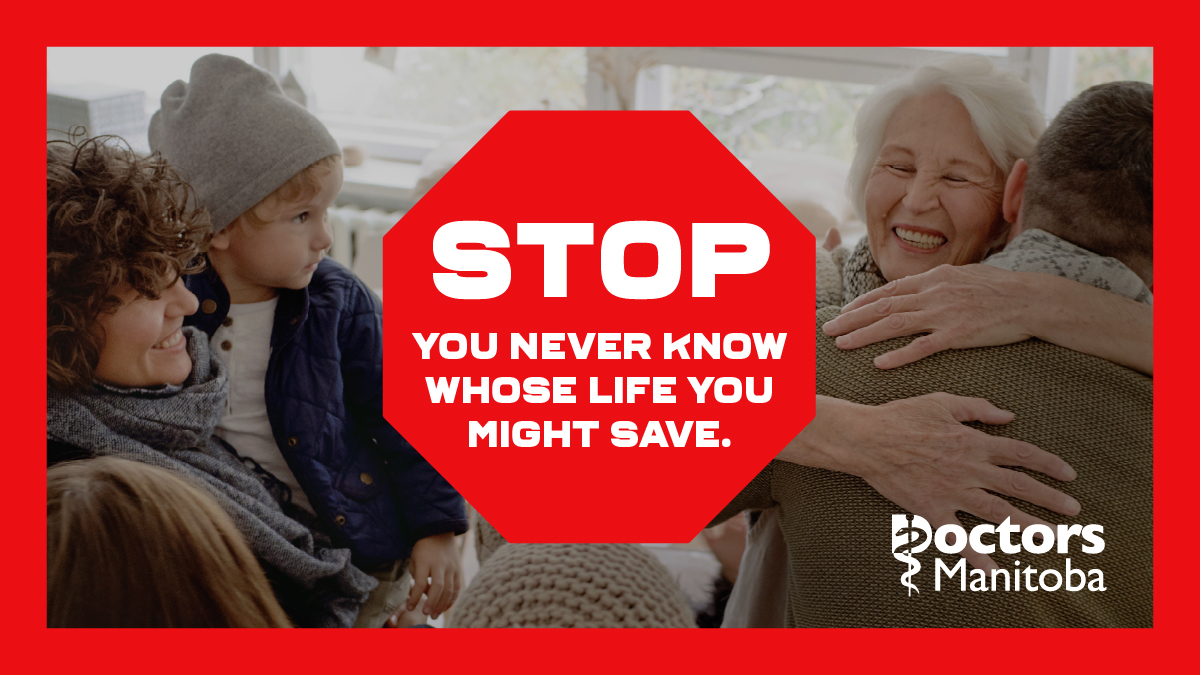 COVID-19 is a deadly virus. 

If you get infected in Manitoba, you have a 1 in 59 chance of dying. 

If you infect someone you love, they have a 1 in 59 chance of dying. 

1 in 59.

Stop the spread. Follow Dr. <a href="/roussin_brent/">Dr. Brent Roussin</a>'s advice. 

Stay home. Save lives. 

Please.