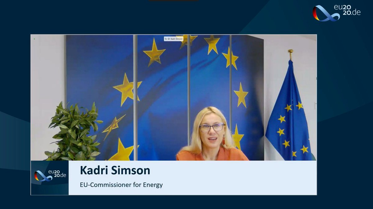 KadriSimson's tweet photo. We are almost 1 year on since announcing the #EUGreenDeal. The year has brought new challenges, but we remain steadfast with our aim to reach net zero by 2050!
Pleased to take part of #SETPlan2020 hosted by 🇩🇪Presidency & discuss the role of clean technologies in #GreenRecovery https://t.co/QjgrEE5ZbE
