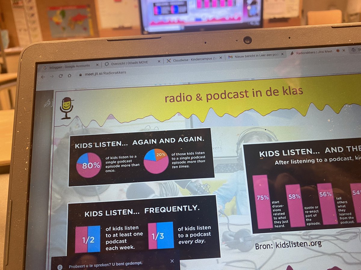 MHeijster's tweet photo. Kinderen houden van herhaling! 80% ban de kinderen luistert minimaal nog een keer naar een podcast. En 52% wil meer weten over een onderwerp dat ze hebben gehoord op de podcast. #ooada #move https://t.co/zTwa1pf1cG