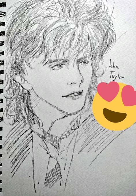 過去絵も添えとこ( ◜‿◝ )♡
ジョン・テイラーかっこええなぁ。
デュランデュランのビジュアル担当やなぁ(๑♡⌓♡๑) 
