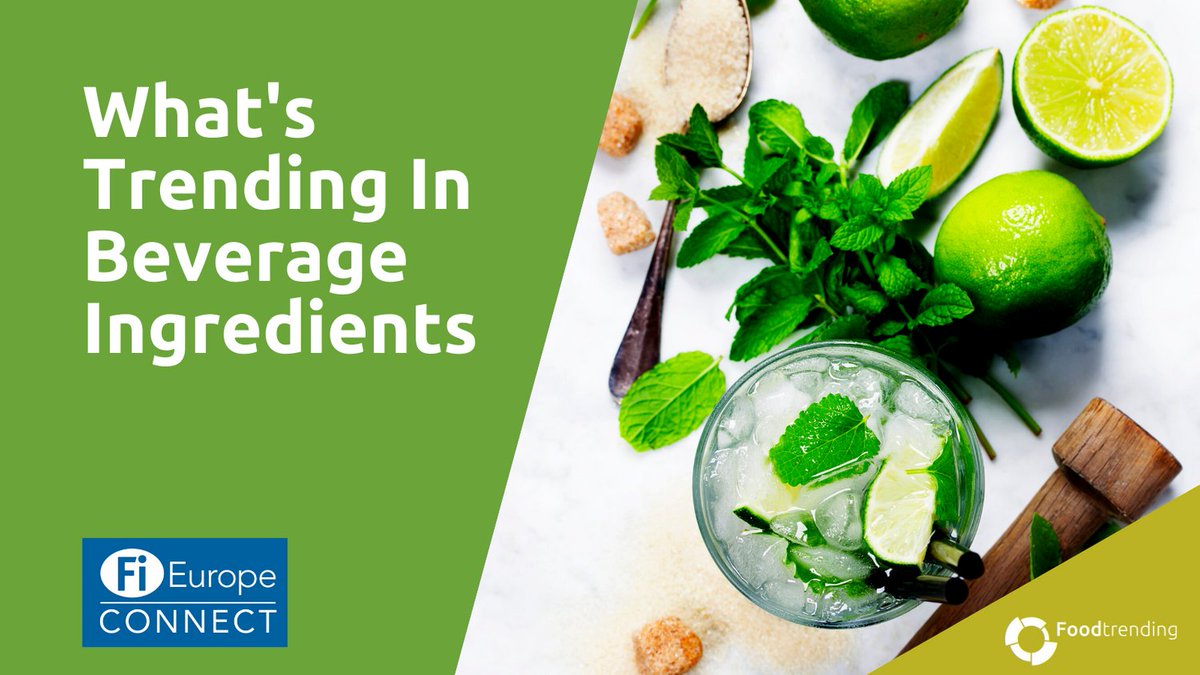 FoodtrendingHQ's tweet photo. Join us @fi_fieurope where we will be examining what's trending in beverage ingredients. From natural flavours and extracts to prebiotics and sweeteners we will be analysing the latest #food #ingredient market data from Foodtrending #FiECONNECT https://t.co/EhhDjojo6y