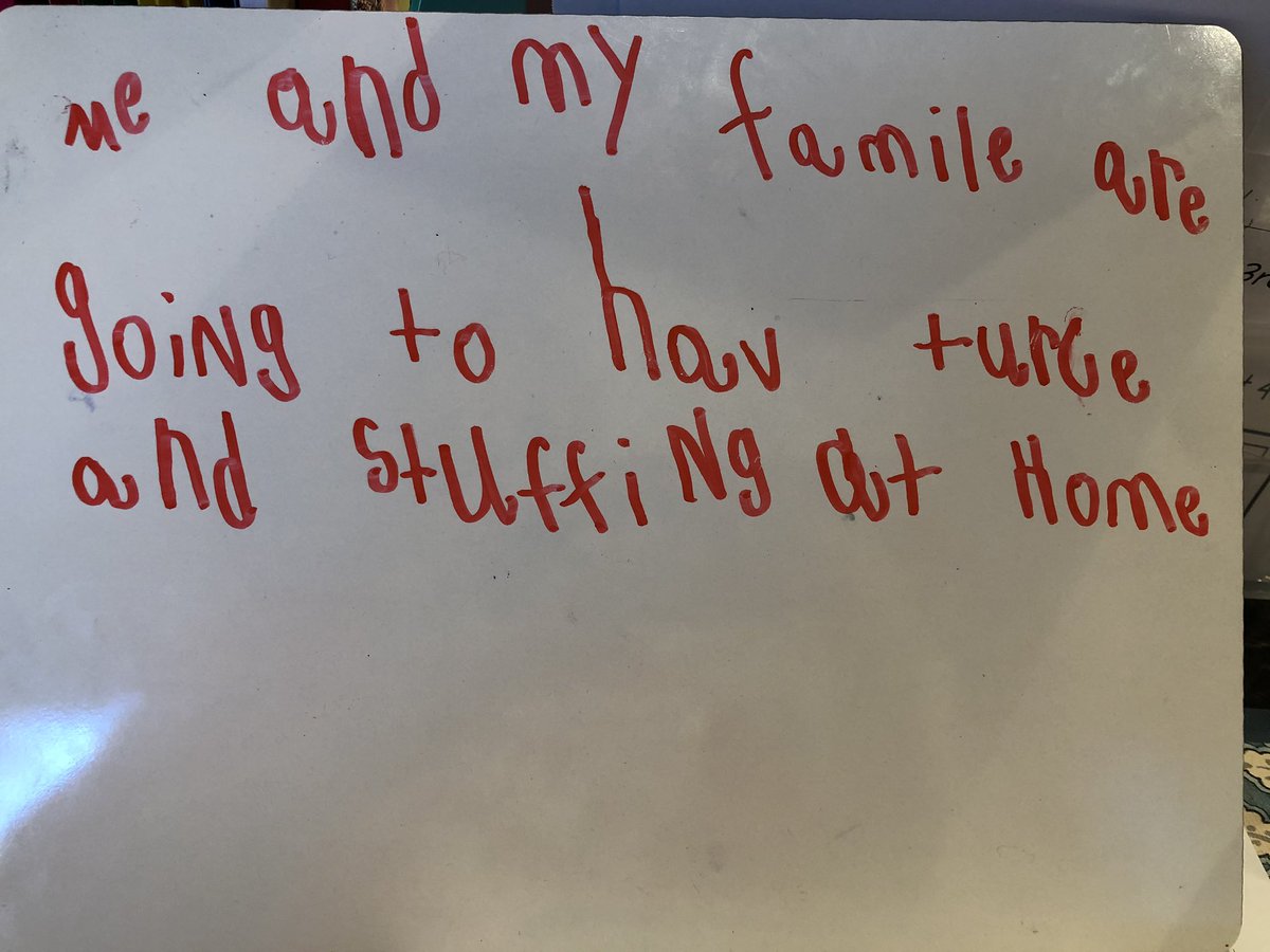 aputnams76's tweet photo. Thanksgiving plans courtesy of kindergarten morning meeting! 😋
@ChiPubSchools @AGBellSchool https://t.co/v4T7qZDq09