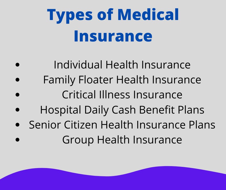 InsuranceDilwa1's tweet photo. Types of Medical Insurance In India.
#insurance #insurancelife #insuranceindia #insuranceclaim #healthinsurance #healthinsuranceagent #insurancequote
#insurancedilwado https://t.co/XNmy1VfA0F