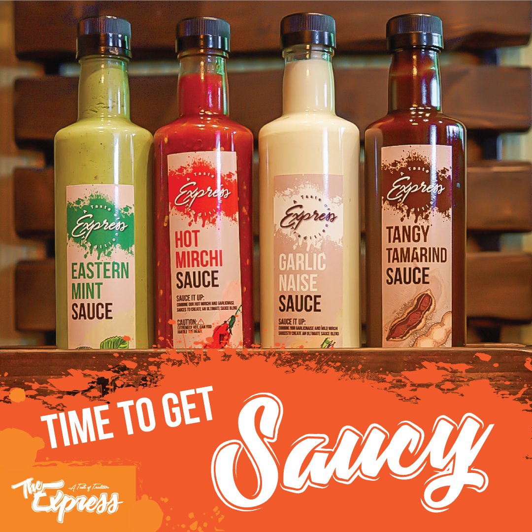 theexpressuk's tweet photo. Feel like your missing something with your meal? Why not give one of our delicious sauces a try!#TheExpress #Sauce #PerfectDish #Flavour #Foodie #Asian #Cuisine #GoodTaste #PakistaniCuisine #Bradford #Dewsbury #Sheffield https://t.co/UFiHA0qn2W