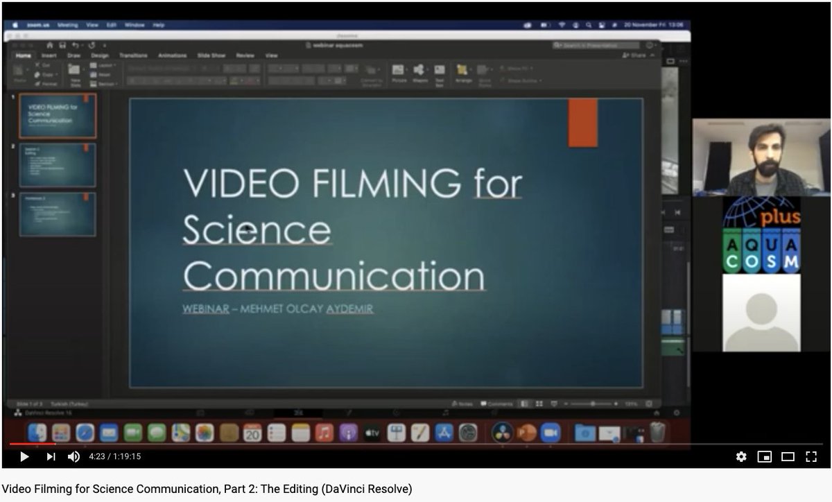 Wanna be a scientific YouTuber or to improve your science communication skills? 

AQUACOSM-plus is organizing a webinar series on science communication and video filming. 
You can find the "talks" on our YouTube channel!   

The video editing part here:
youtube.com/watch?v=Gp8h6x…