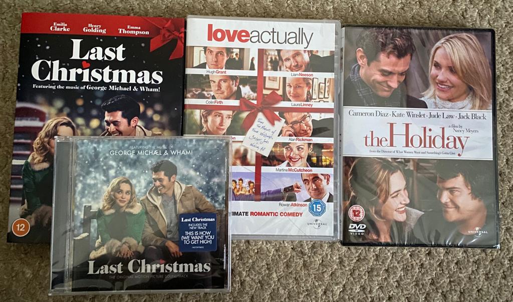zavvi's tweet photo. ✨ Competition time ✨

We have teamed up with our friends @universaluk to give one of you a special Christmas present 🎁 You could win this bundle including the Last Christmas DVD &amp; soundtrack. To enter like/retweet this tweet and follow us. 

18+. UK only. Ends 30th November. https://t.co/NaTwz1xVSU