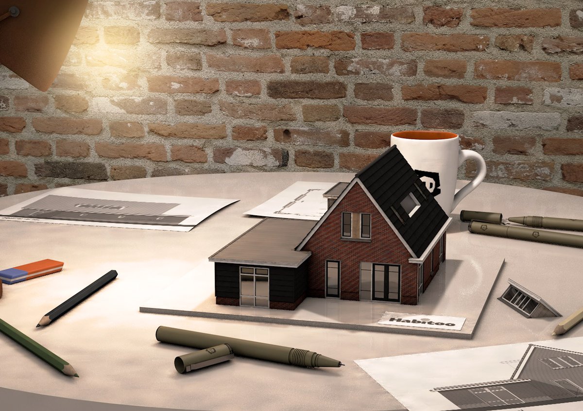 3DLpuntnl's tweet photo. 3D rendering van een maquette in aanbouw - ontwerp van Habitoo - 3D tekening en rendering door 3DL #rendering #render #3dmodeling #bouw #architectuur #wonen #huizen #woningbouw #vastgoedpresentatie https://t.co/rNXjsBA3L3