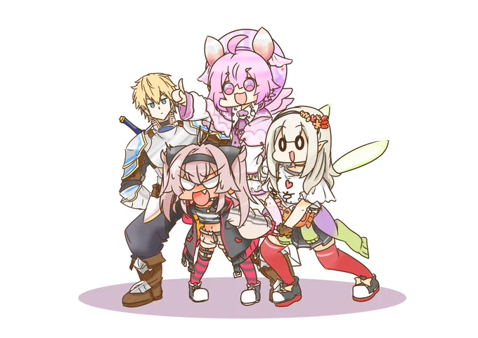 #マオのお絵描き帳 

騎馬戦 