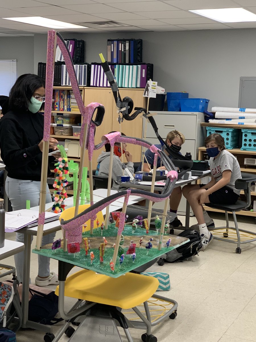 RolandGriseMidd's tweet photo. These kids will never look at a roller coaster the same again!Today=time trials.Tomorrow=calculating potential and kinetic energy. #STEMfordays #AllTheScience #AHMAzing ⁦⁦@NewHanoverCoSch⁩ @RolandGrisePTSO⁩ ⁦@RGMSroom34⁩⁩ ⁦⁦⁦⁦@rgms_aig⁩ https://t.co/B6569tDzuW