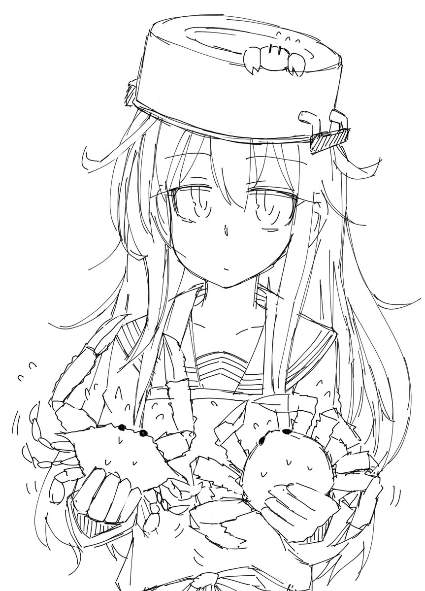 ホーネット(艦これ) 「線画と塗った後がなんたらかんたら 」|たた牌🀄のイラスト