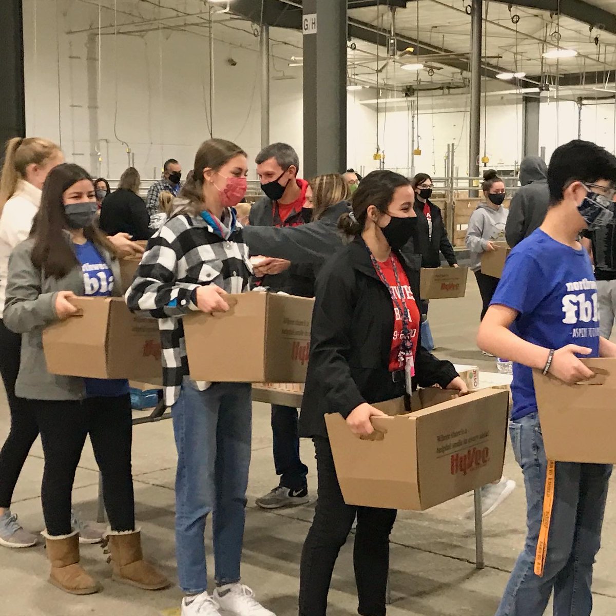 VikingsNW's tweet photo. What an opportunity our FBLA chapter had this past Saturday to assist in #projecthunger! Hundreds of meals were assembled for those who are in need of them, and we're so appreciative that our members got to be apart of it!   #fbla #ginw https://t.co/74EsXaPMDq