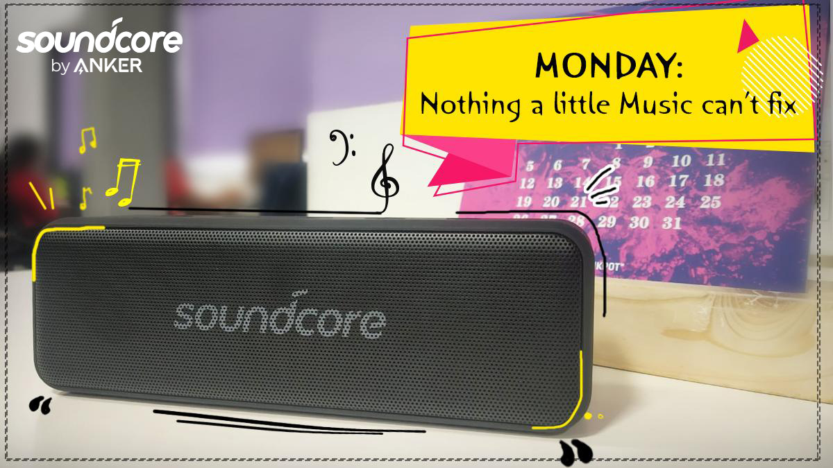 SoundcoreIndia's tweet photo. Monday blues? Naah! With #Soundcore #MotionB Portable Bluetooth Speaker Nothing a good song can't fix. Wont you agree?
#SoundcorebyAnker #MondayMusic #MondayMotivation #MondayBlues #MondayMania https://t.co/aA0GXQ1I1K