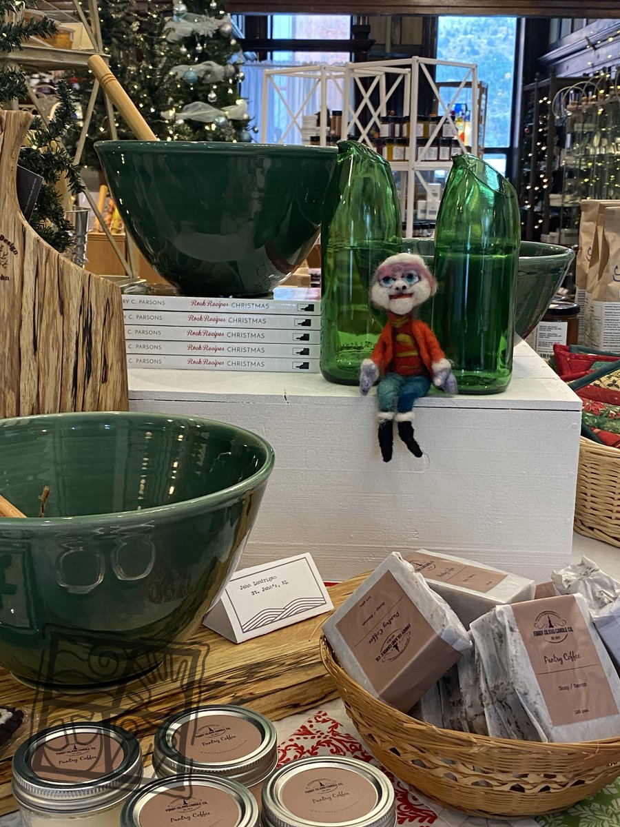 CraftCouncilNL's tweet photo. Yesterday, we found Pop hanging out with Foggy Island Candle Co., John Lundrigan, and @RockRecipes🕯️🥧 Visit the Pantry at 155 Water Street to spot Pop and be entered to win a prize pack valued at $250!
#PopInTheShop #ElfOnAShelf https://t.co/JW2s1uOl4i