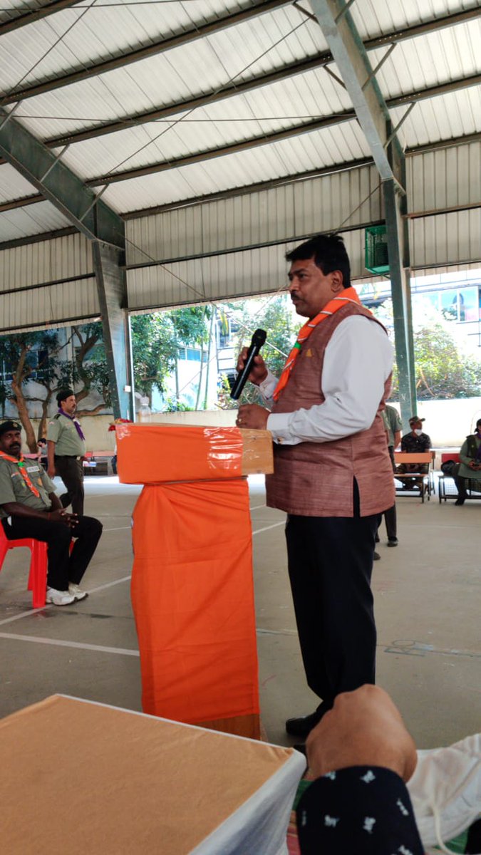 Drharimaram's tweet photo. Guest of Honour at HINDUSTAN SCOUTS AND GUIDES ASSOCIATION Teachers Training program along with leading dignatories #visiondigitalindia #providingdigitalskillstoall #hindustanscouts https://t.co/Cha39HGVt4