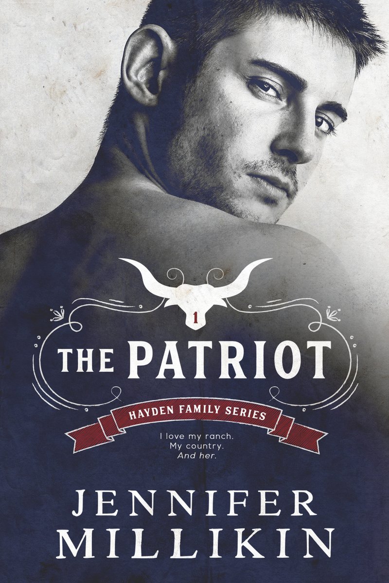 Happy Cover Reveal Day!
The Patriot by <a href="/jenmillwrites/">Jennifer Millikin</a>
#ThePatriotCoverReveal #JenniferMillikin #TheHaydenFamilySeries
#ContemporaryRomance #CoverReveal #TheNextStepPR
Releasing 1/11
#WinMe facebook.com/JenniferMillik… 
#Goodreads goodreads.com/book/show/5523…​
Hosted by <a href="/TheNextStepPR/">The Next Step PR</a>
