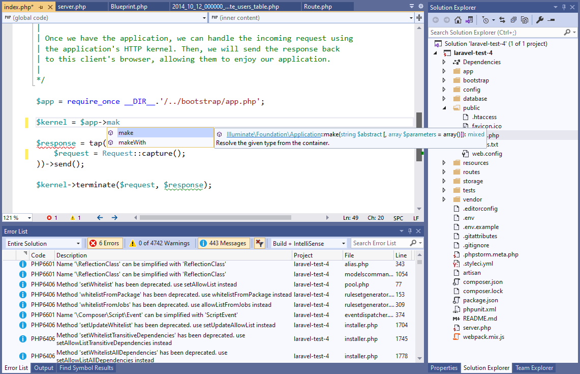 Visual Studio Laravel Visual Studio Laravel