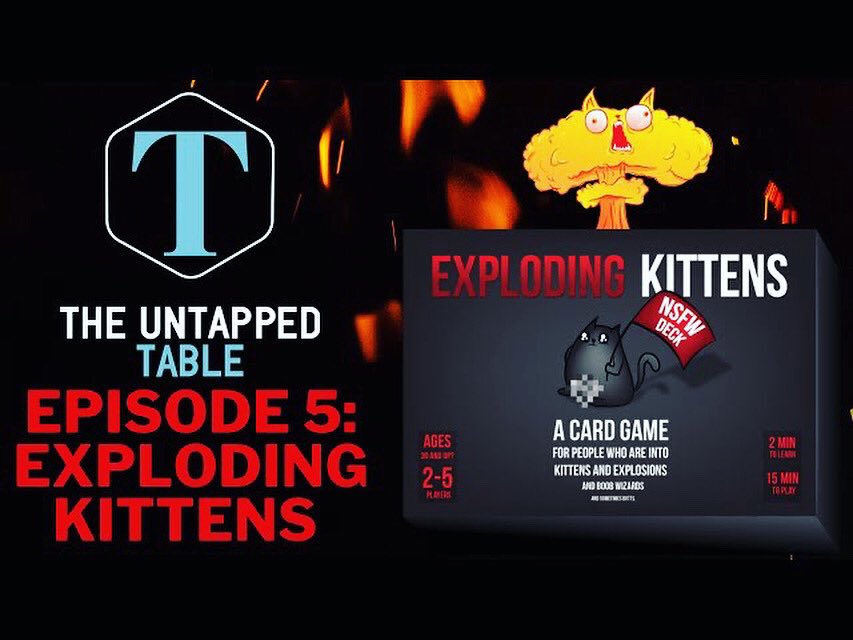 theuntappedtab1's tweet photo. Episode 5 of #TheUntappedTable is live! #theoatmeal #explodingkittens https://t.co/2qN8nvFLXQ https://t.co/rtkBLicu46