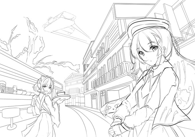 次は背景練習も兼ねた一次創作の予定です 