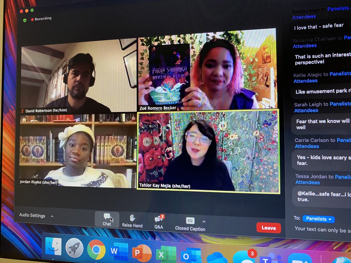 thejrspeigner's tweet photo. The Past and Present Guide Us panelists and Eric Gansworth are exploding my TBR list. I love hearing authors speak about what inspires/shapes their writing. @ALANorg #ALAN2020 #NCTE2020 #tcsslibraries #tcsslearns https://t.co/bKoEHHut86