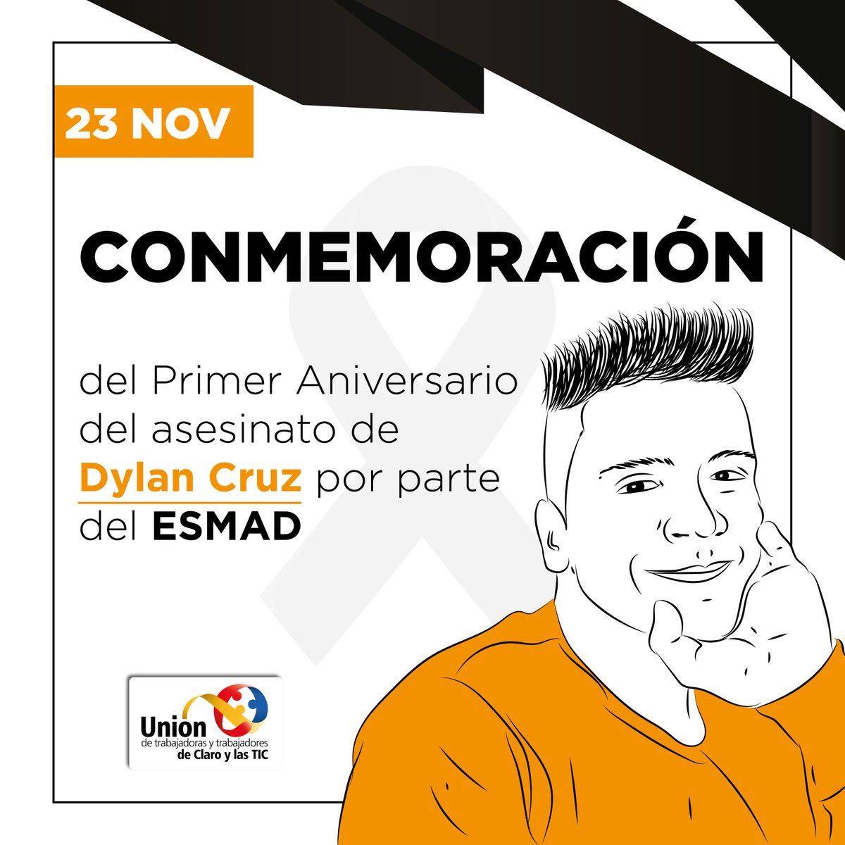 Utratics's tweet image. 🚨😔 Hoy nos unimos a la conmemoración de #DylanCruz
.
.
#UnidosSomosMásFuertes