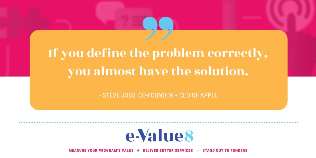 standoutnow8's tweet photo. Does your organization take the time to get clear on the problems your program tries to solve? 

We like to call it "Slow Down to Go Fast", and it's a critical part of e-Value8's program.  Visit https://t.co/mkYiGdRlap to learn more about the 8-week curriculum today! https://t.co/Uz7r8YYtvJ