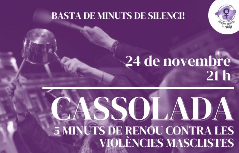 MarusiaLC's tweet photo. Violencia es que una mujer migrante no pueda alquilar y quede fuera de las ayudas sociales sino tiene papeles, violencia machista y racista es la que se comete contra las trabajadoras que cuidan y hacen trabajo doméstico. Por todas estas violencias también #Cassolada #CapAl25N https://t.co/Bfzgjzb6vS