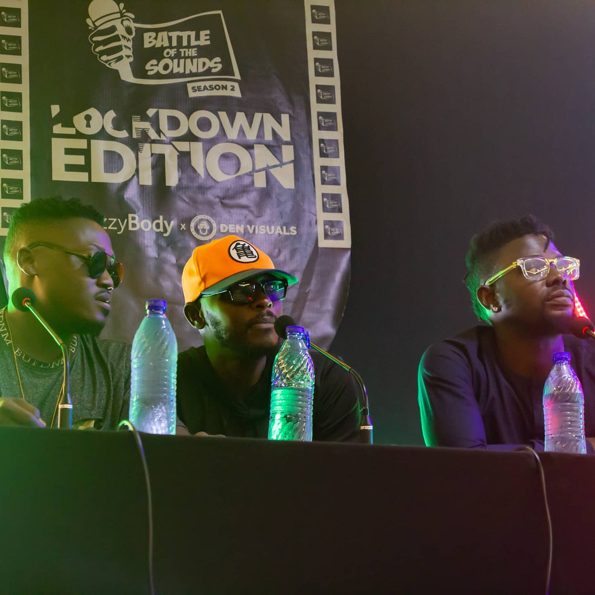 BattleofdSounds's tweet photo. We love this picture of #indomix
S/O to these other judges that came through on Sunday: @iamkpeace and #SammyJay
#BattleoftheSounds2020 https://t.co/CGx7LY28T0