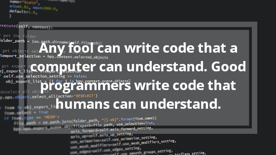 coderpedia's tweet photo. 👨‍💻 Any fool can write code that a computer can understand. Good programmers write code that humans can understand. ♨️
https://t.co/j9NZq4AQGH
.
#programmingquotes #codingquotes #programminglife #codinglife #programmingmemes #codingmemes #coderpedia #programming #coding https://t.co/wDdeUl4GxI