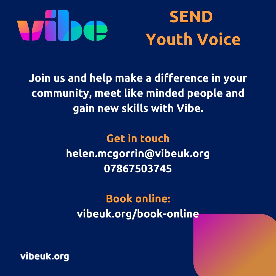 ElevateVibeUK's tweet photo. New opportunity for young people with SEND in Knowsley 👇 #Knowsley @VibeUKOrg https://t.co/FYGJgorj3G